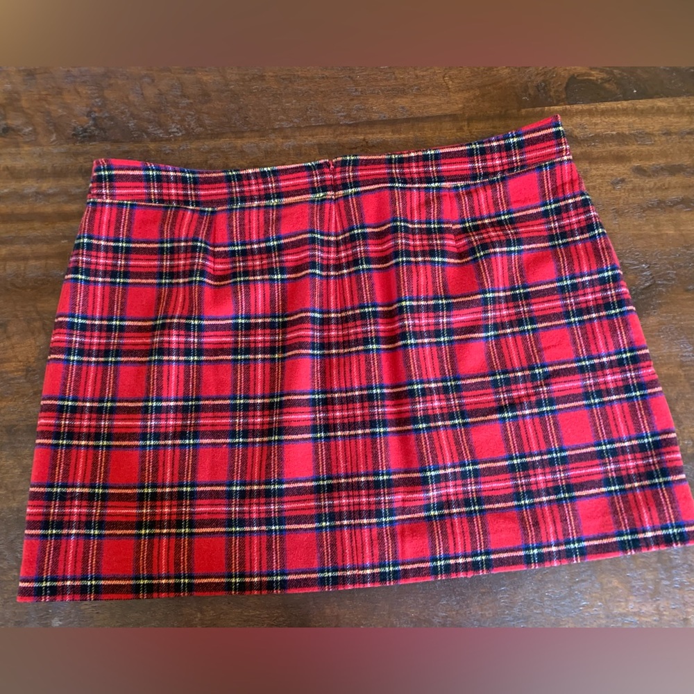 J crew plaid skirt size 24